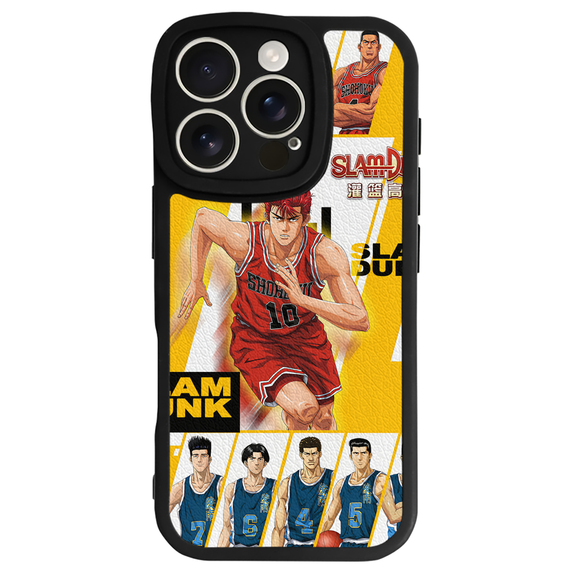 （画像用） SLAM DUNK／スラムダンク 【iPhone 16シリーズ対応】シリコンスマホケース（レザー調） 材質：シリコン